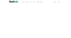 Desktop Screenshot of bashhub.com